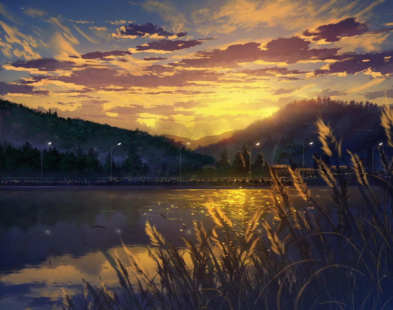 画师JW - 新作《故郷の夕日》