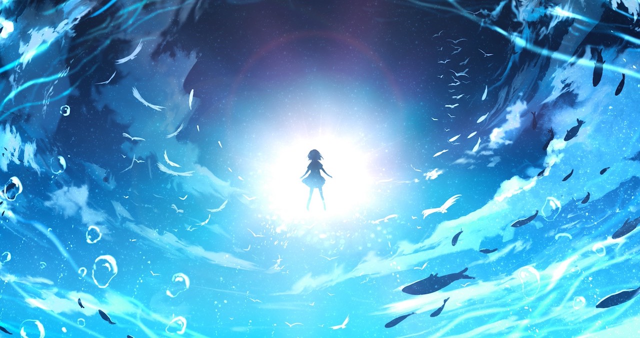 你是深海里唯一的光。 画师JW