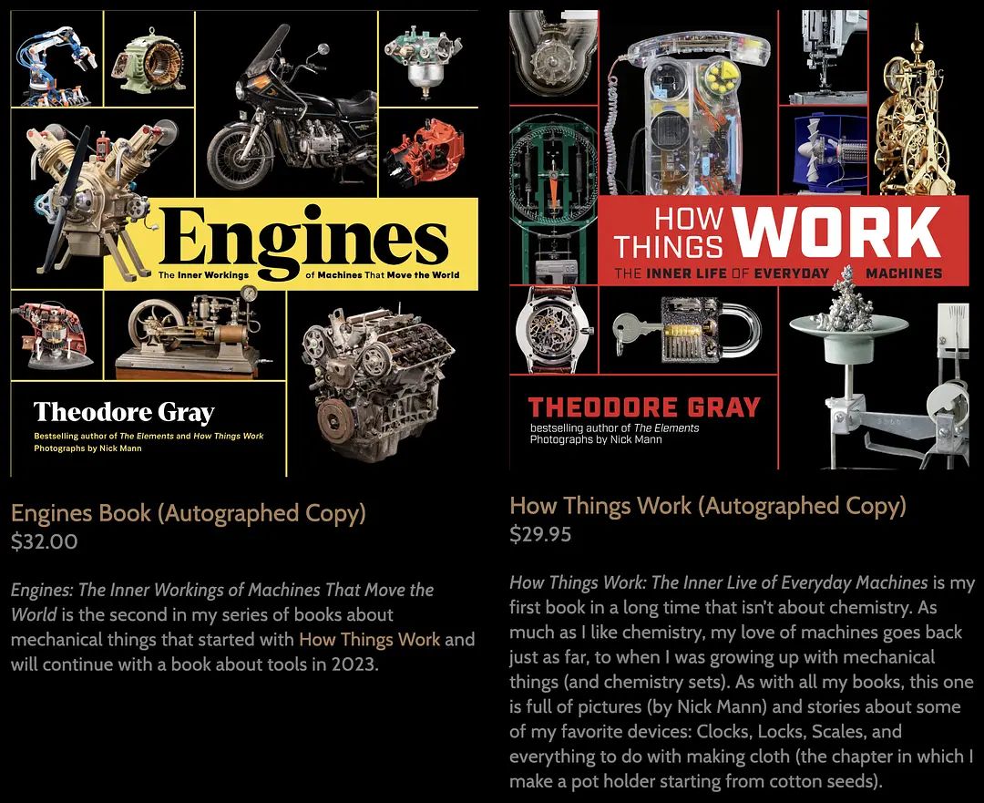 Mechanical Series by Theodore Gray